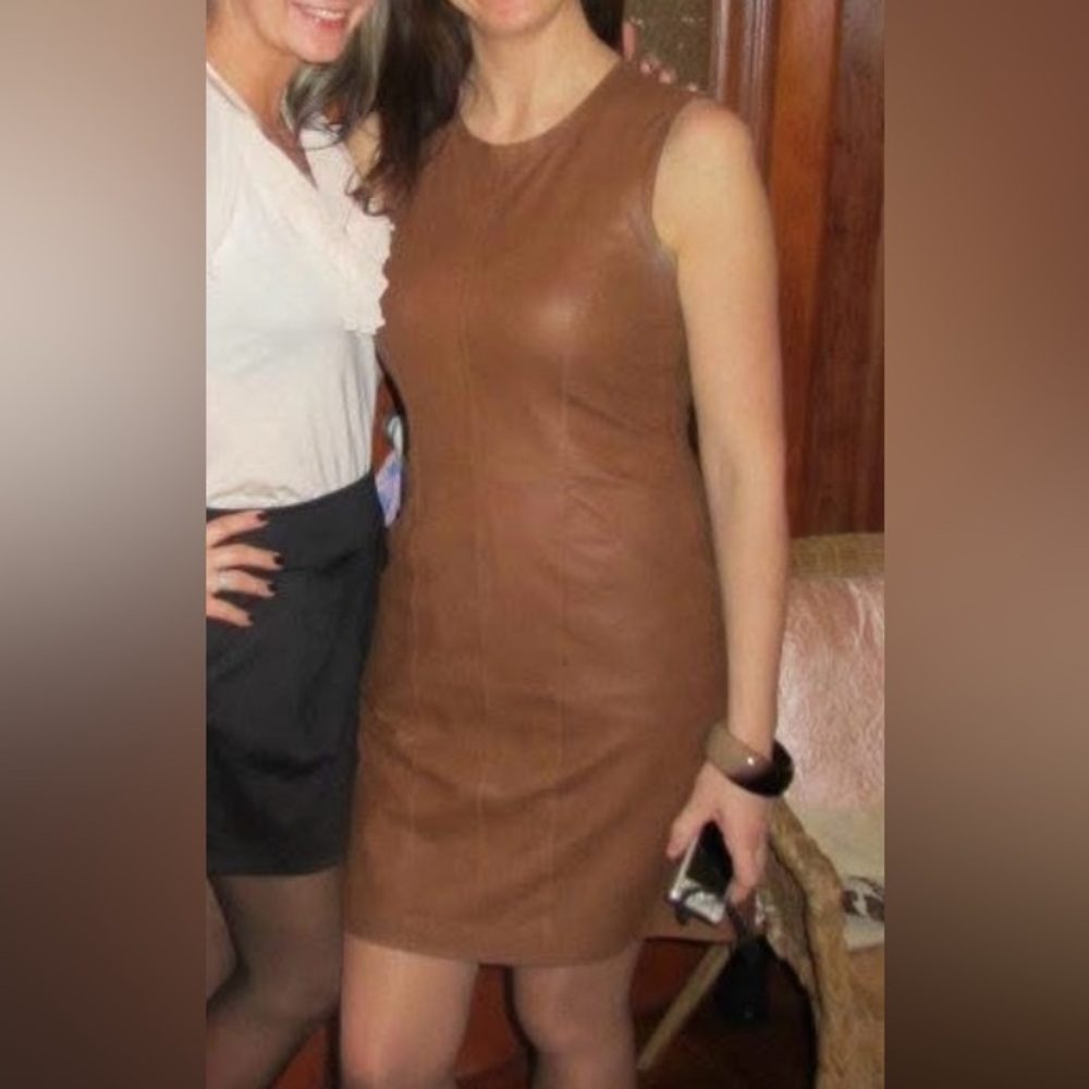 SAS Chic Tan Sleeveless Mini Dress